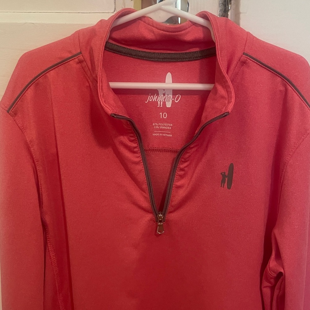 Johnnie-O Sea Island Boys Quarter Zip Pullover size 10 - Picture 3 of 8